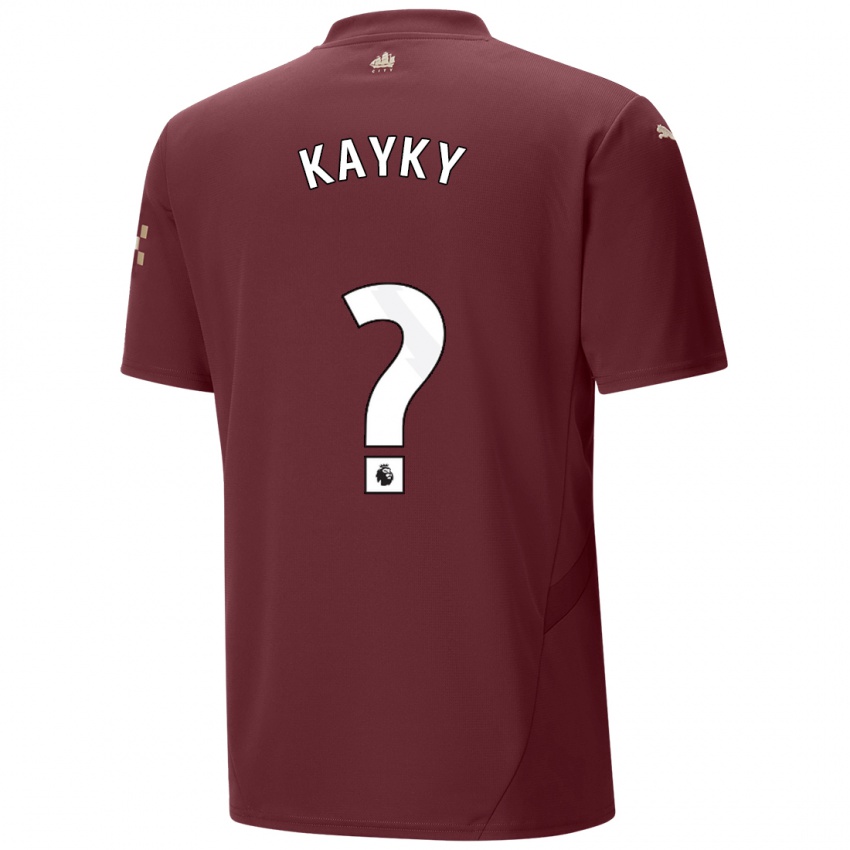 Hombre Camiseta Kayky #0 Granate Equipación Tercera 2024/25 La Camisa