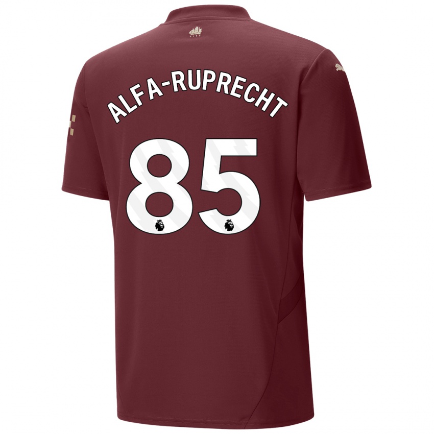 Hombre Camiseta Farid Alfa-Ruprecht #85 Granate Equipación Tercera 2024/25 La Camisa