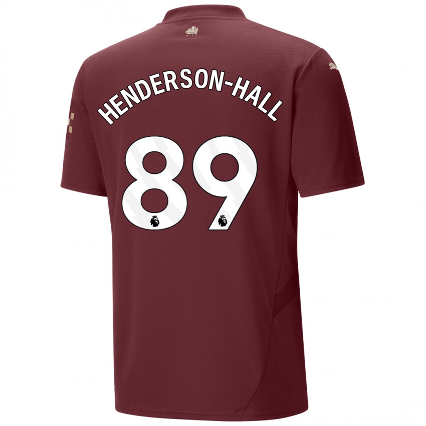 Hombre Camiseta Matty Henderson-Hall #89 Granate Equipación Tercera 2024/25 La Camisa