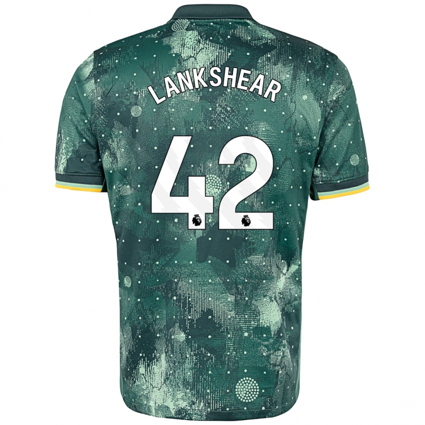 Hombre Camiseta Will Lankshear #42 Verde Menta Equipación Tercera 2024/25 La Camisa