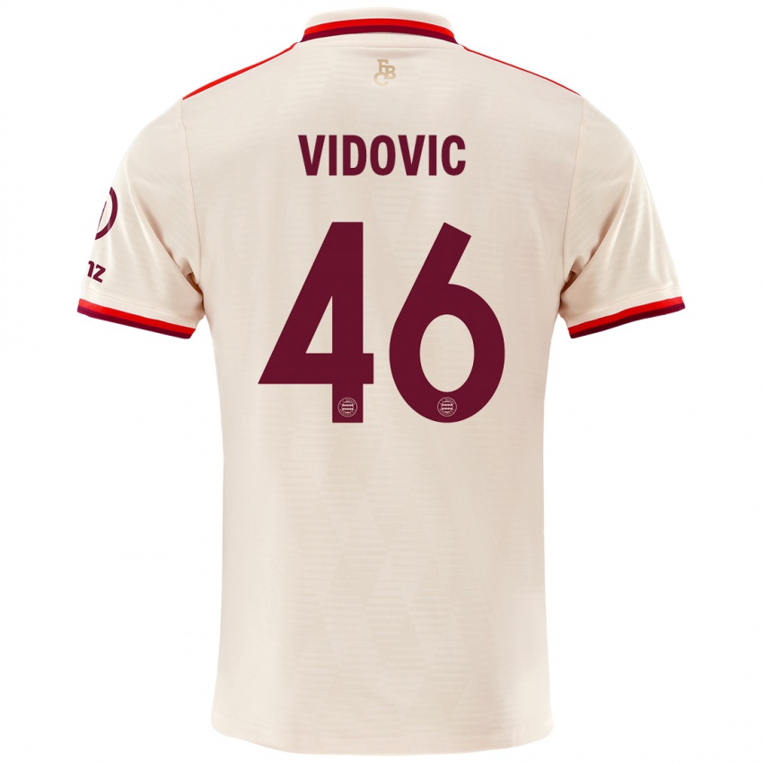 Hombre Camiseta Gabriel Vidovic #46 Lino Equipación Tercera 2024/25 La Camisa