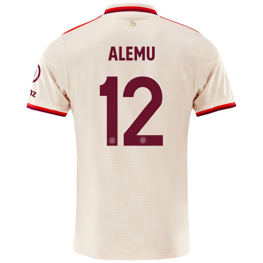 Hombre Camiseta Liul Alemu #12 Lino Equipación Tercera 2024/25 La Camisa