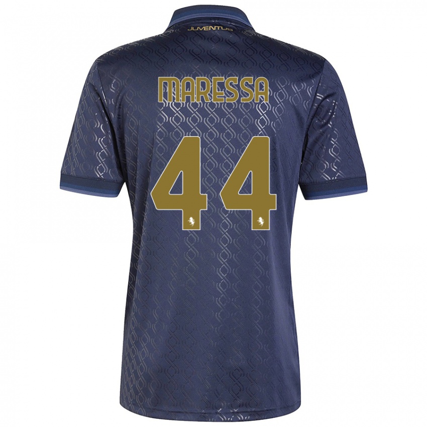 Hombre Camiseta Tommaso Maressa #44 Azul Marino Equipación Tercera 2024/25 La Camisa