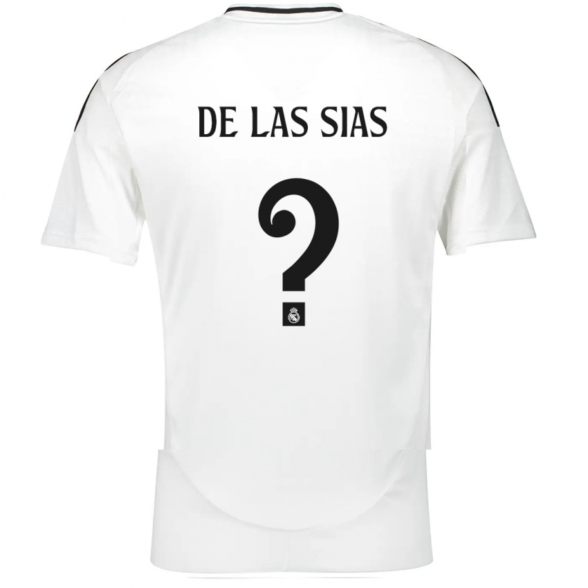 Mujer Camiseta Marcos De Las Sias #0 Blanco 1ª Equipación 2024/25 La Camisa