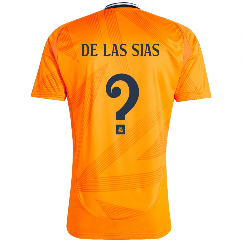 Mujer Camiseta Marcos De Las Sias #0 Naranja 2ª Equipación 2024/25 La Camisa