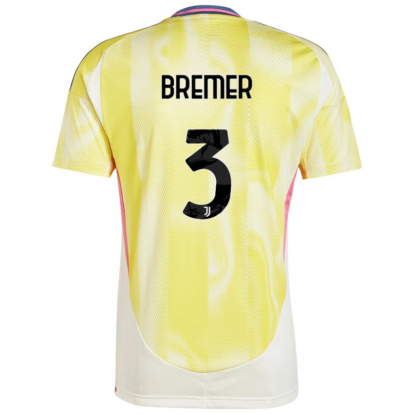 Mujer Camiseta Bremer #3 Amarillo Solar 2ª Equipación 2024/25 La Camisa