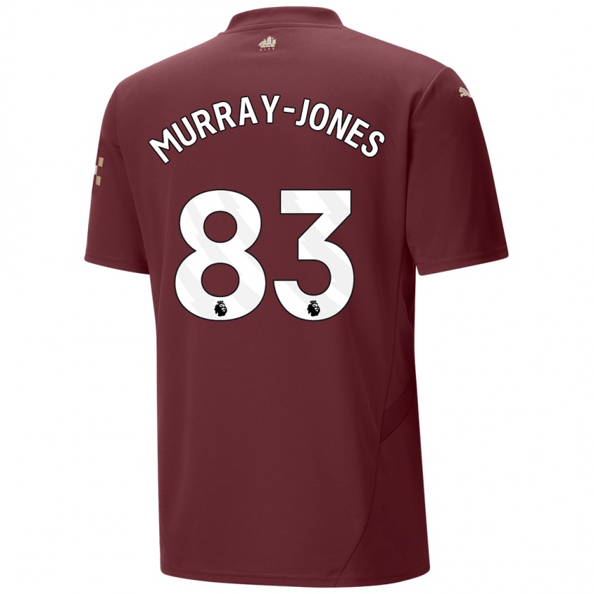 Mujer Camiseta George Murray-Jones #83 Granate Equipación Tercera 2024/25 La Camisa