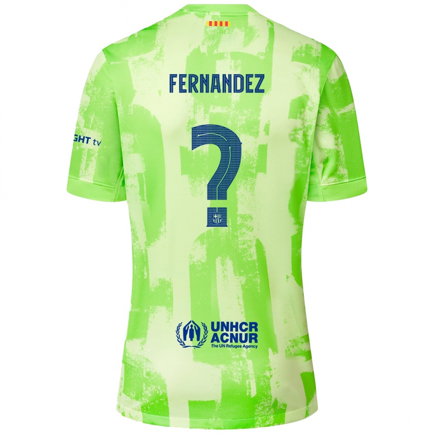 Mujer Camiseta Pedro Fernández #0 Lima Equipación Tercera 2024/25 La Camisa