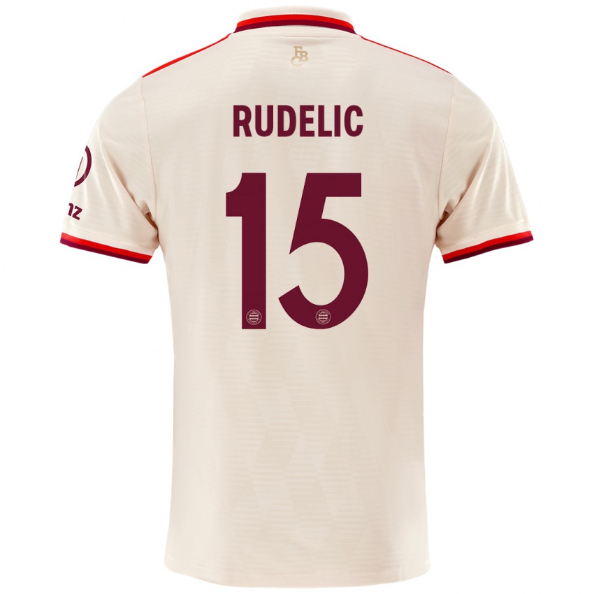 Mujer Camiseta Ivana Rudelic #15 Lino Equipación Tercera 2024/25 La Camisa