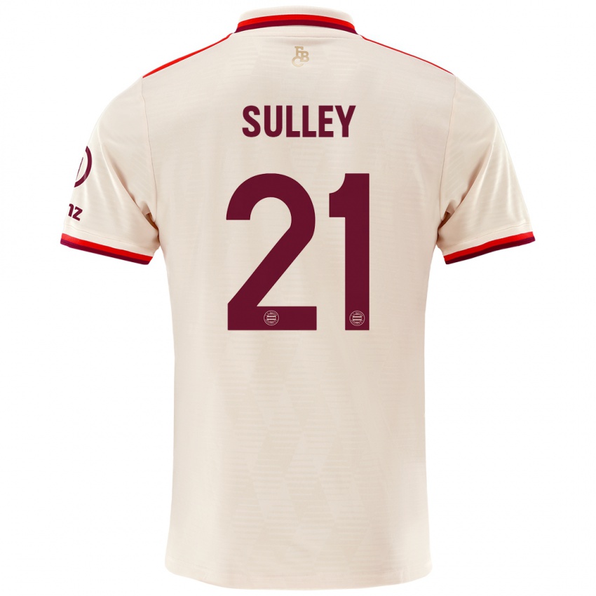 Mujer Camiseta Williams Baffour Sulley #21 Lino Equipación Tercera 2024/25 La Camisa