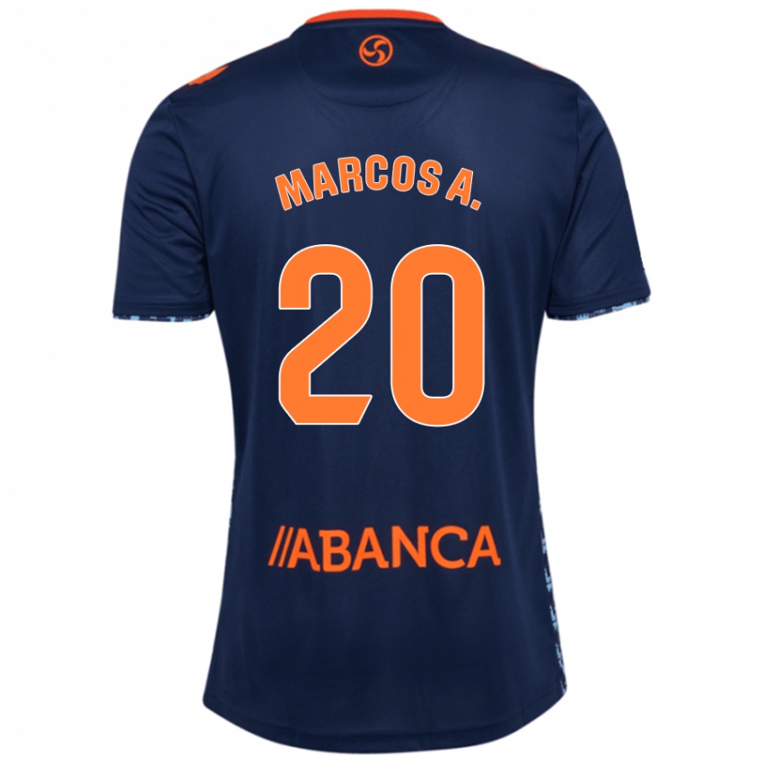 Niño Camiseta Marcos Alonso #20 Negro Rojo 2ª Equipación 2024/25 La Camisa