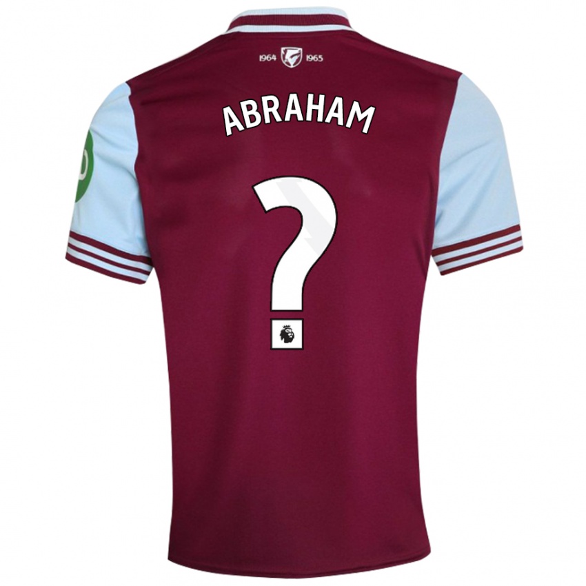 Niño Camiseta Dondre Abraham #0 Rojo Oscuro 1ª Equipación 2024/25 La Camisa