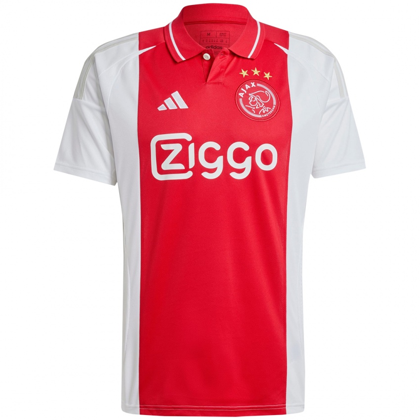 Niño Camiseta Ahmetcan Kaplan #13 Rojo Blanco 1ª Equipación 2024/25 La Camisa