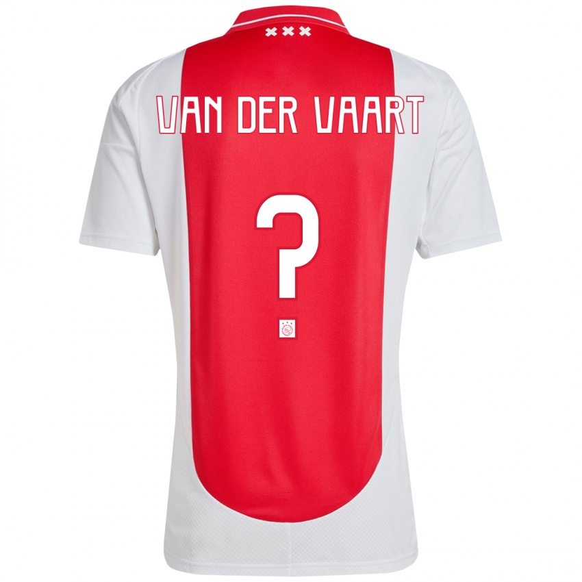 Niño Camiseta Damian Van Der Vaart #0 Rojo Blanco 1ª Equipación 2024/25 La Camisa