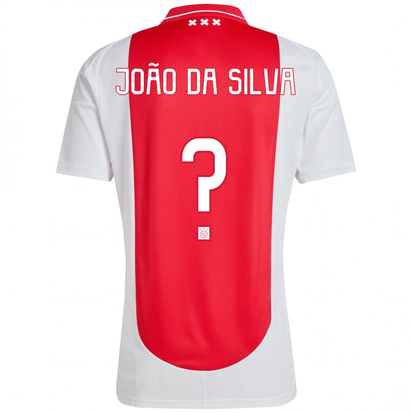 Niño Camiseta Miguel João Da Silva #0 Rojo Blanco 1ª Equipación 2024/25 La Camisa