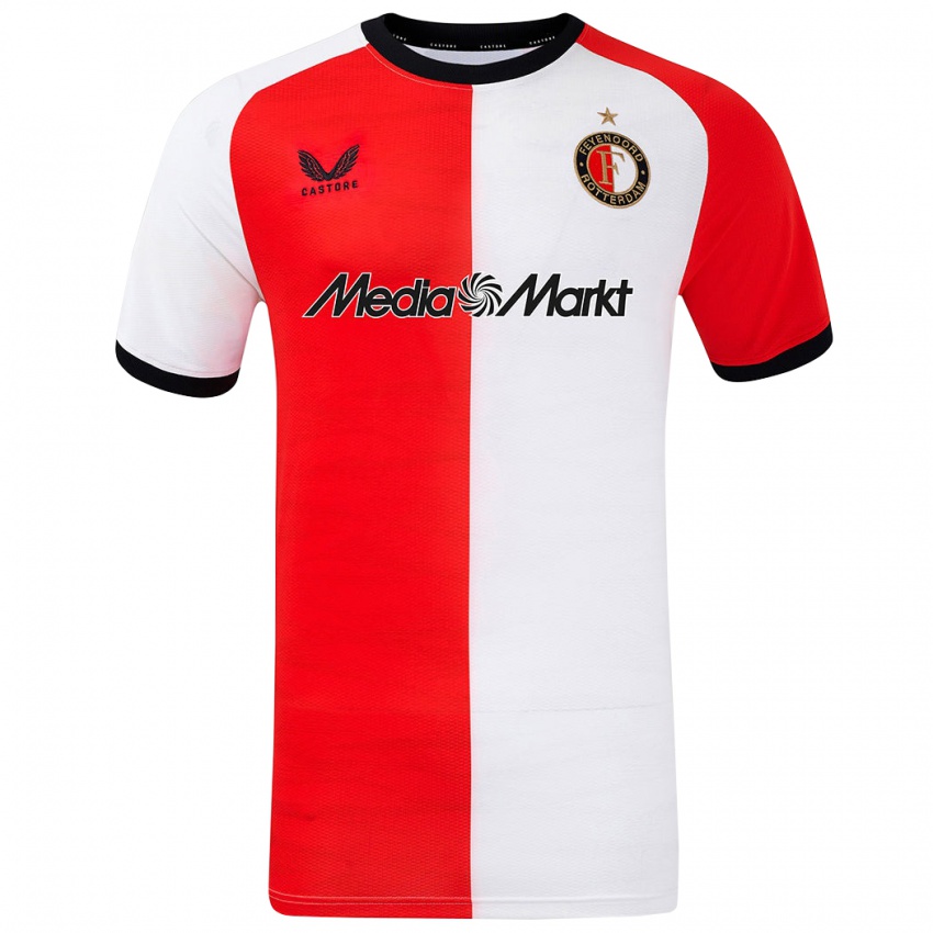 Niño Camiseta Lars De Blok #45 Rojo Blanco 1ª Equipación 2024/25 La Camisa