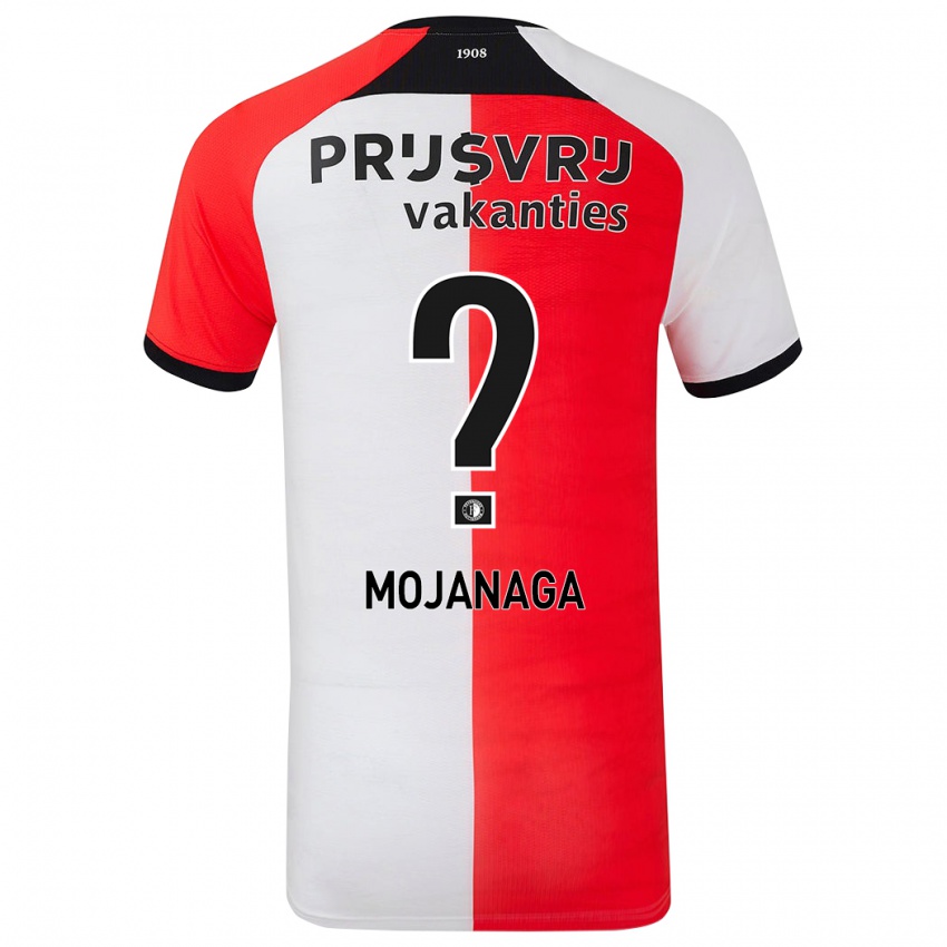 Niño Camiseta Thuto Mojanaga #0 Rojo Blanco 1ª Equipación 2024/25 La Camisa