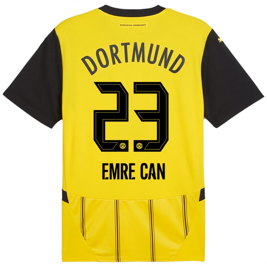 Niño Camiseta Emre Can #23 Amarillo Negro 1ª Equipación 2024/25 La Camisa