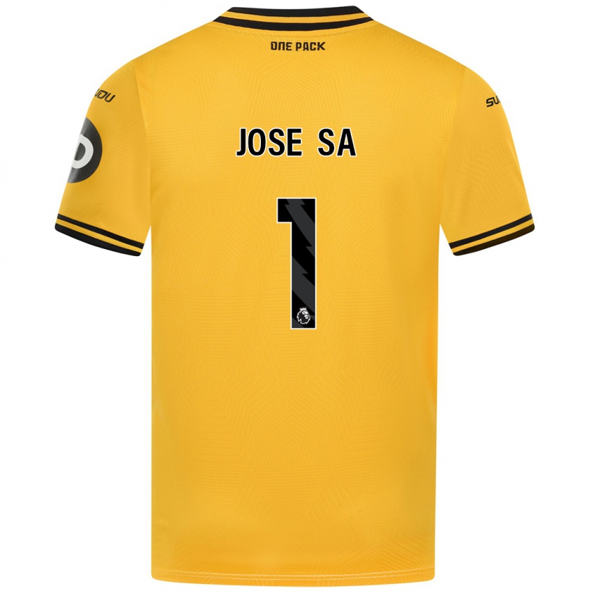 Niño Camiseta Jose Sa #1 Amarillo 1ª Equipación 2024/25 La Camisa