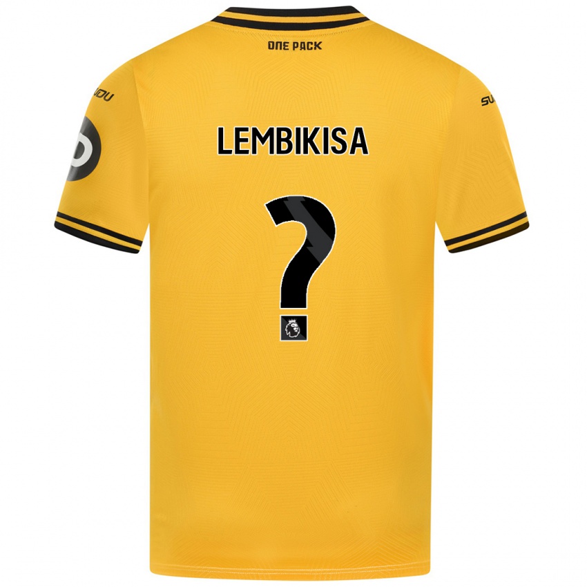 Niño Camiseta Dexter Lembikisa #0 Amarillo 1ª Equipación 2024/25 La Camisa