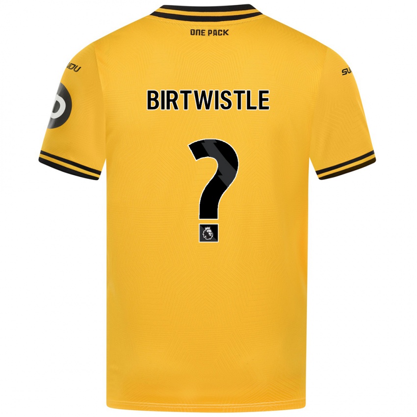 Niño Camiseta Harry Birtwistle #0 Amarillo 1ª Equipación 2024/25 La Camisa