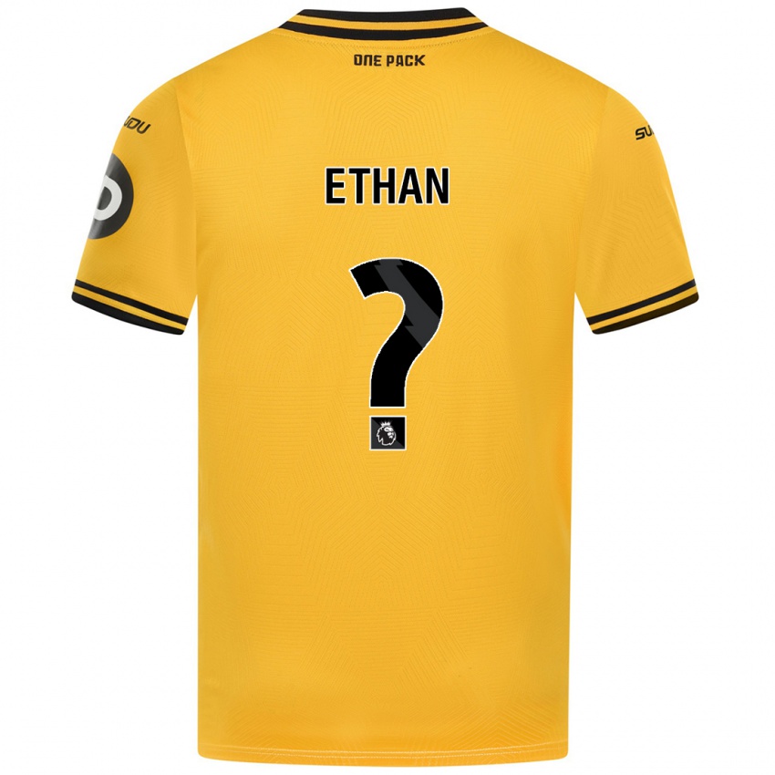 Niño Camiseta Ethan Mcleod #0 Amarillo 1ª Equipación 2024/25 La Camisa