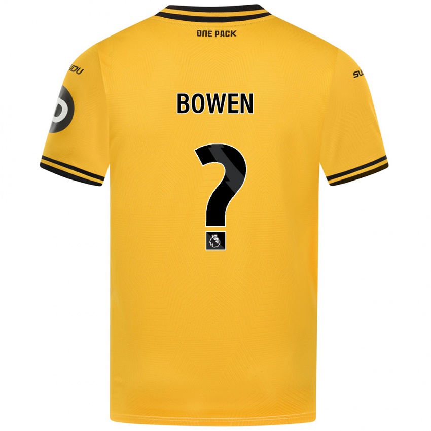 Niño Camiseta Reiss Bowen #0 Amarillo 1ª Equipación 2024/25 La Camisa