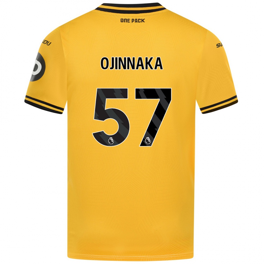 Niño Camiseta Temple Ojinnaka #57 Amarillo 1ª Equipación 2024/25 La Camisa