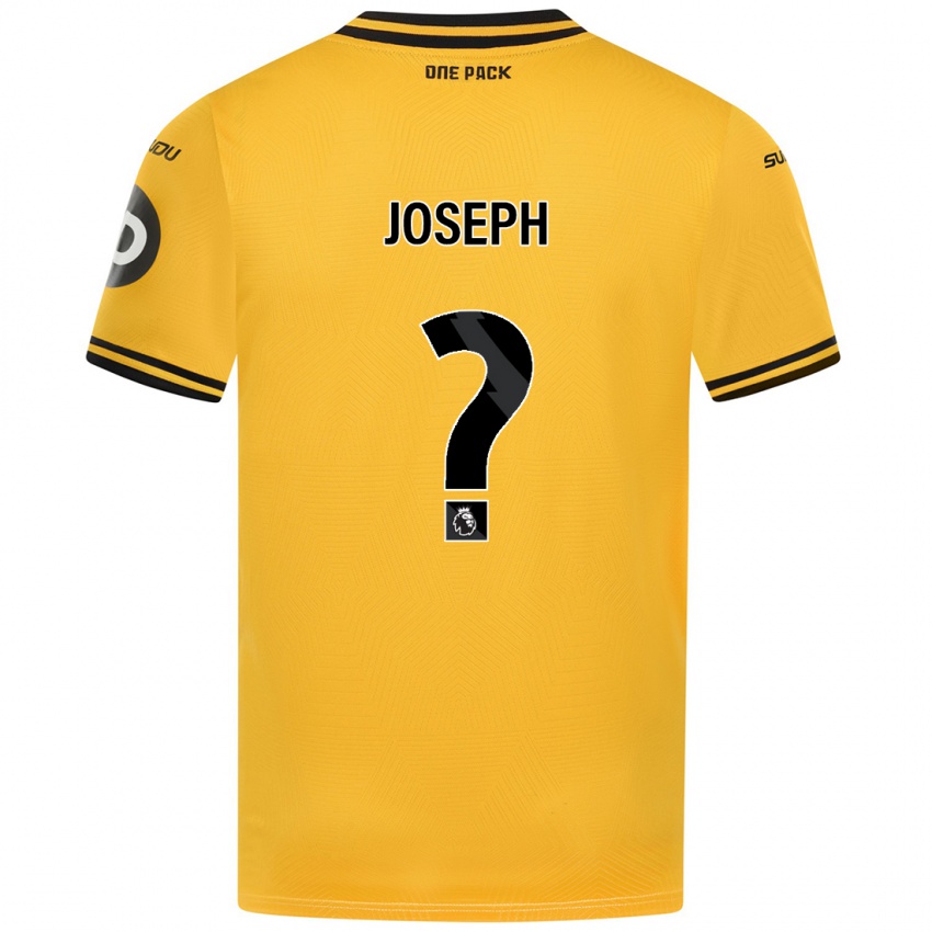 Niño Camiseta Joseph Joseph #0 Amarillo 1ª Equipación 2024/25 La Camisa