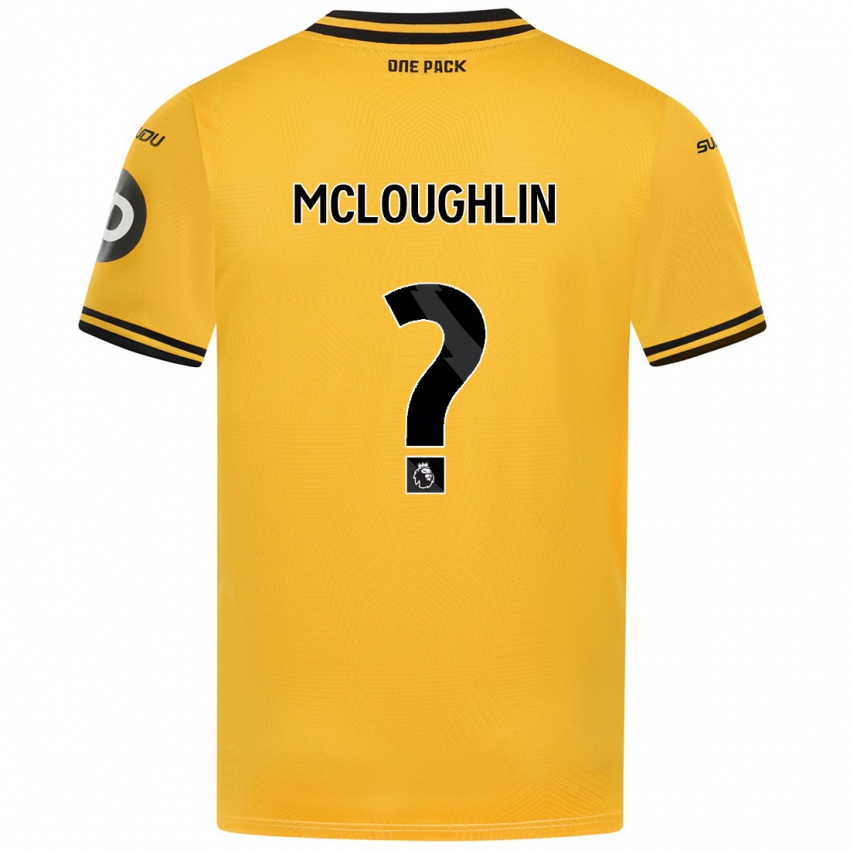 Niño Camiseta Lee Mcloughlin #0 Amarillo 1ª Equipación 2024/25 La Camisa