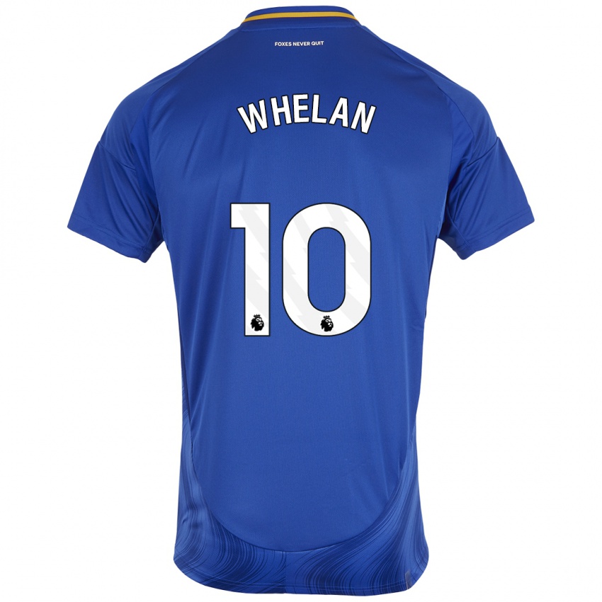 Niño Camiseta Aileen Whelan #10 Azul Blanco 1ª Equipación 2024/25 La Camisa