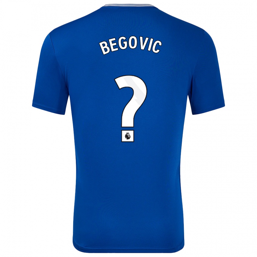 Niño Camiseta Asmir Begovic #0 Azul Con 1ª Equipación 2024/25 La Camisa