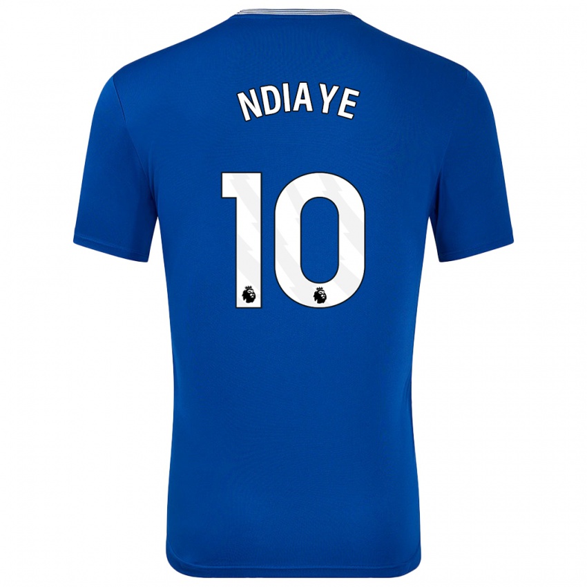 Niño Camiseta Iliman Ndiaye #10 Azul Con 1ª Equipación 2024/25 La Camisa