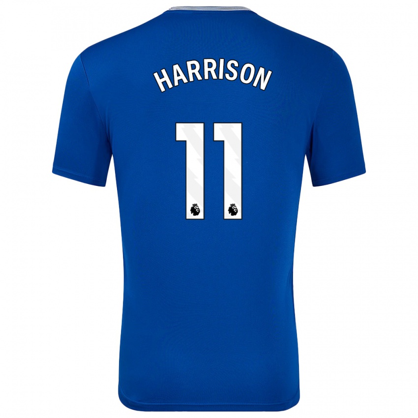 Niño Camiseta Jack Harrison #11 Azul Con 1ª Equipación 2024/25 La Camisa