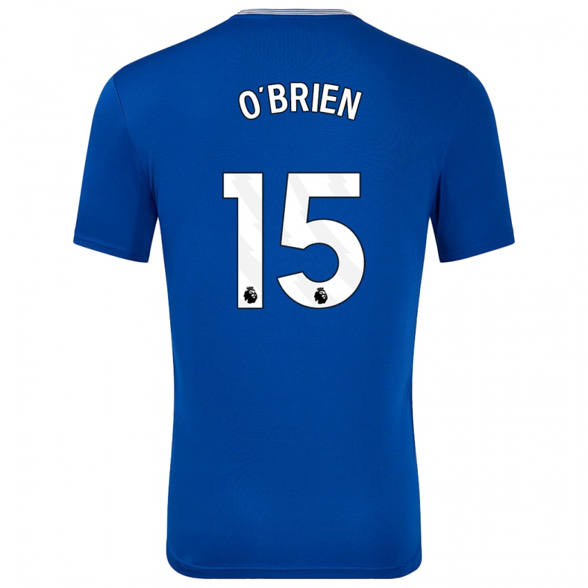 Niño Camiseta Jake O'brien #15 Azul Con 1ª Equipación 2024/25 La Camisa