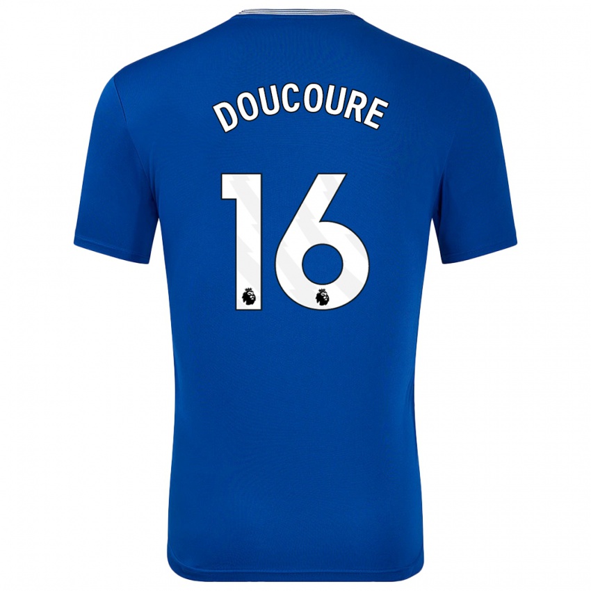 Niño Camiseta Abdoulaye Doucouré #16 Azul Con 1ª Equipación 2024/25 La Camisa