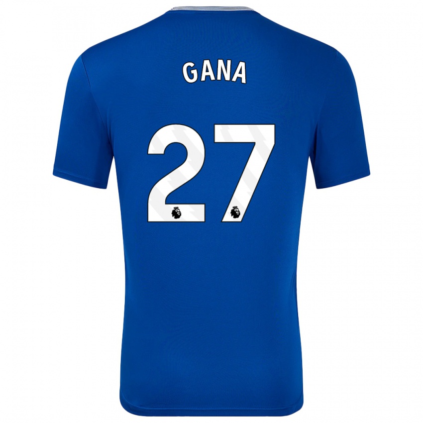 Niño Camiseta Idrissa Gueye #27 Azul Con 1ª Equipación 2024/25 La Camisa