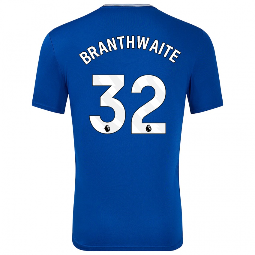 Niño Camiseta Jarrad Branthwaite #32 Azul Con 1ª Equipación 2024/25 La Camisa