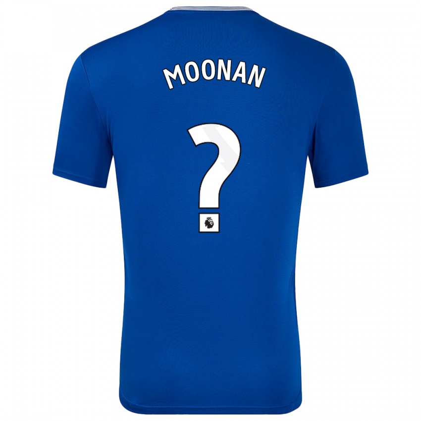 Niño Camiseta Bradley Moonan #0 Azul Con 1ª Equipación 2024/25 La Camisa