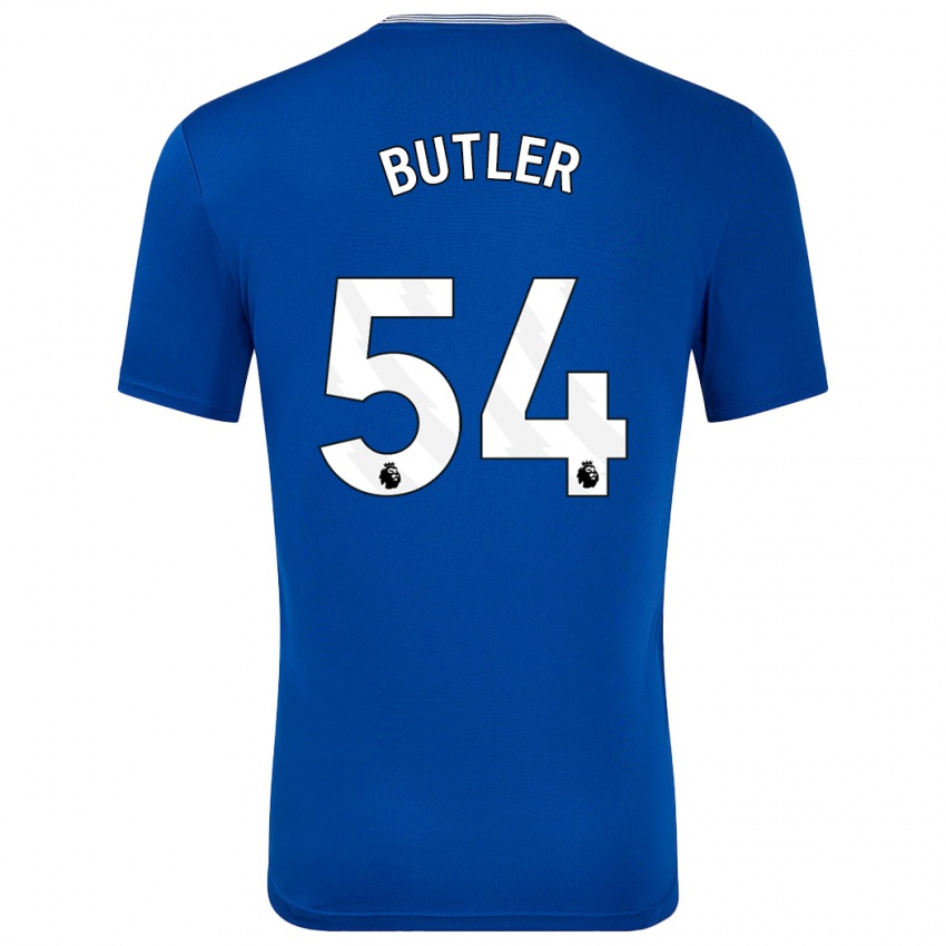 Niño Camiseta Jack Butler #54 Azul Con 1ª Equipación 2024/25 La Camisa