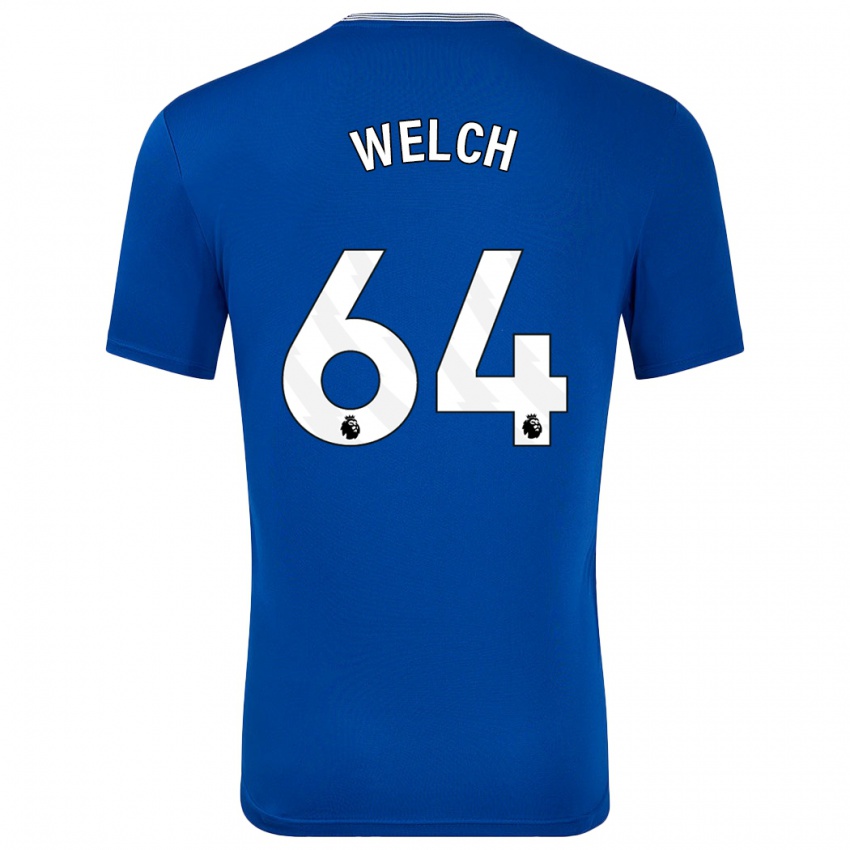 Niño Camiseta Reece Welch #64 Azul Con 1ª Equipación 2024/25 La Camisa