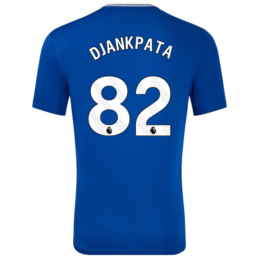 Niño Camiseta Halid Djankpata #82 Azul Con 1ª Equipación 2024/25 La Camisa