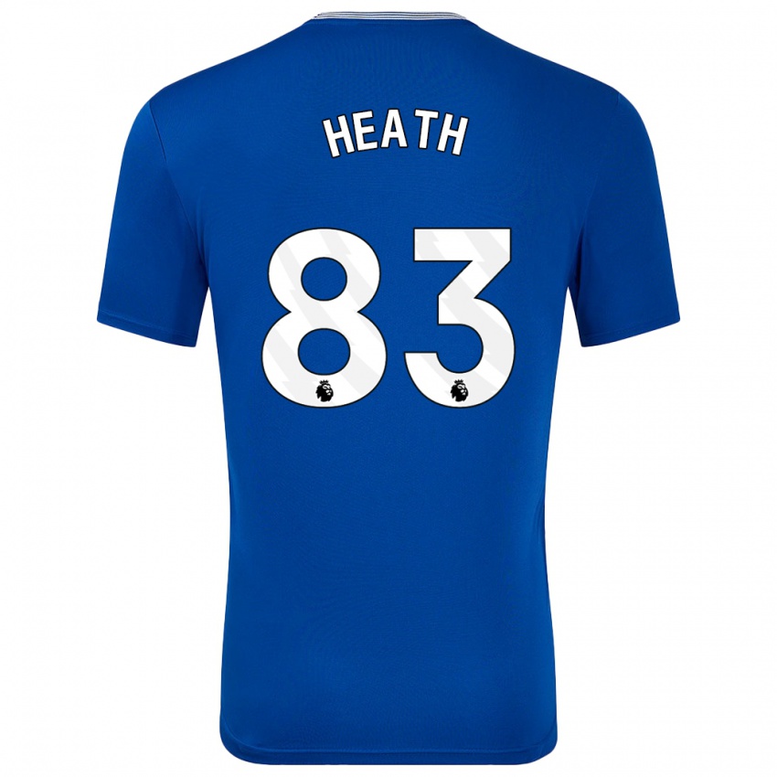 Niño Camiseta Isaac Heath #83 Azul Con 1ª Equipación 2024/25 La Camisa