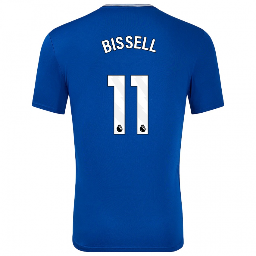 Niño Camiseta Emma Bissell #11 Azul Con 1ª Equipación 2024/25 La Camisa