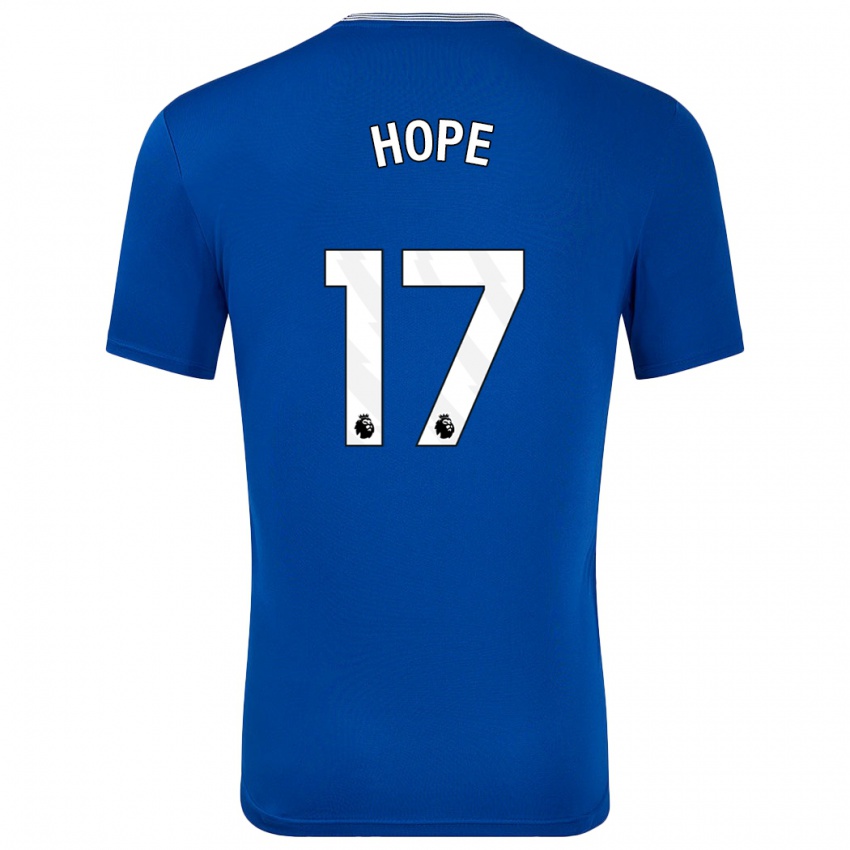 Niño Camiseta Lucy Hope #17 Azul Con 1ª Equipación 2024/25 La Camisa