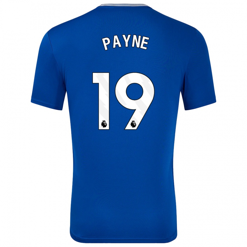 Niño Camiseta Heather Payne #19 Azul Con 1ª Equipación 2024/25 La Camisa