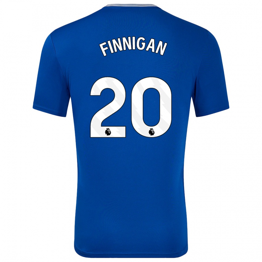 Niño Camiseta Megan Finnigan #20 Azul Con 1ª Equipación 2024/25 La Camisa