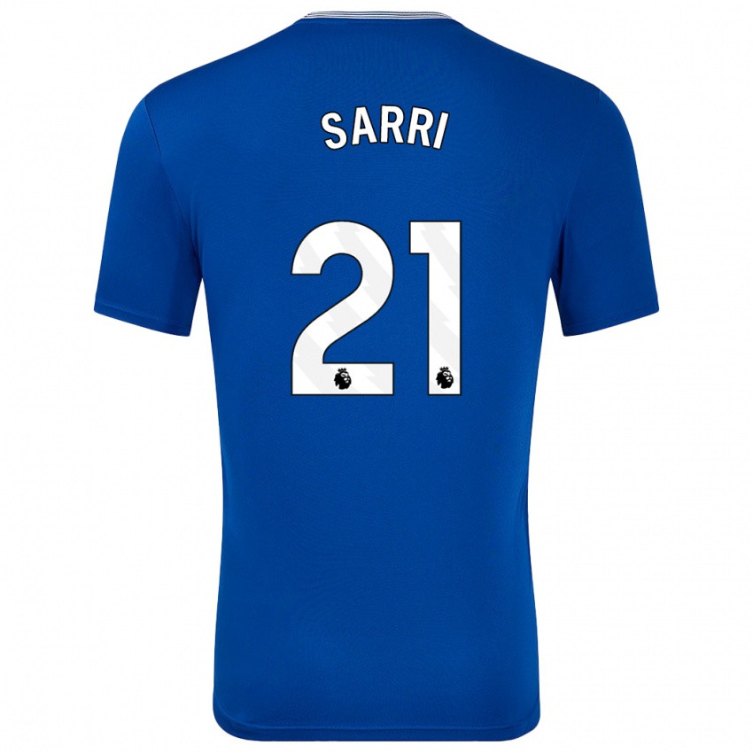 Niño Camiseta Veatriki Sarri #21 Azul Con 1ª Equipación 2024/25 La Camisa