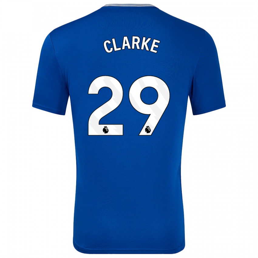 Niño Camiseta Abbey Clarke #29 Azul Con 1ª Equipación 2024/25 La Camisa