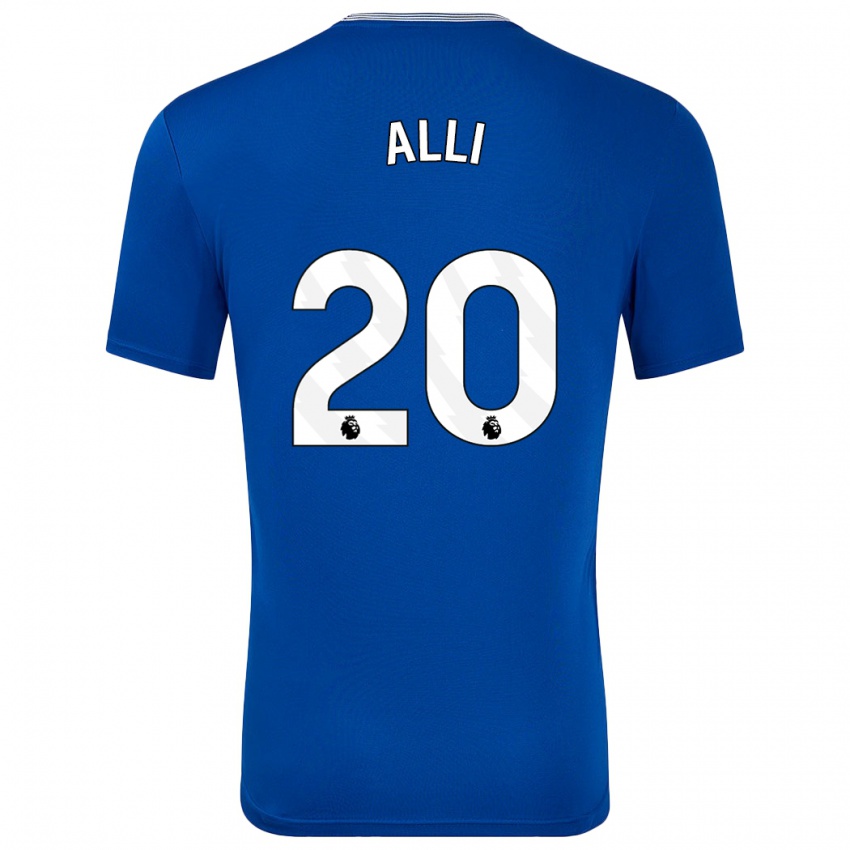 Niño Camiseta Dele Alli #20 Azul Con 1ª Equipación 2024/25 La Camisa